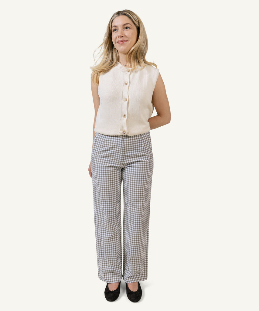 Portofino Check Trousers Miaki Swiss Made Womenswear