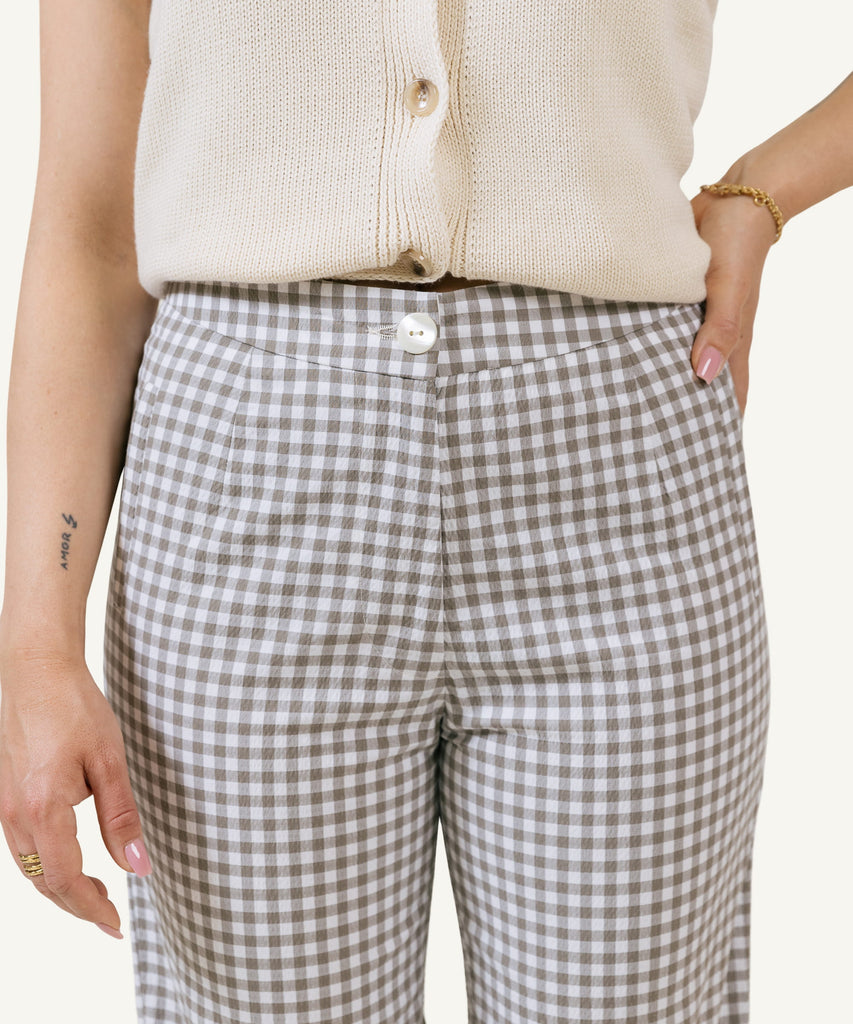 Portofino Check Trousers Miaki Swiss Made Womenswear