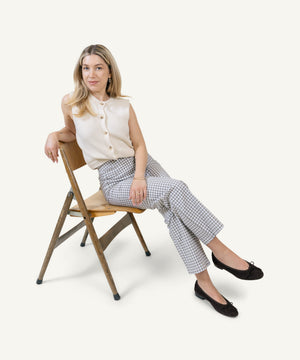 Portofino Check Trousers Miaki Swiss Made Womenswear