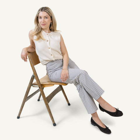 Portofino Check Trousers Miaki Swiss Made Womenswear