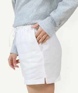 Ibiza Linen Shorts Miaki Swiss Made Womenswear