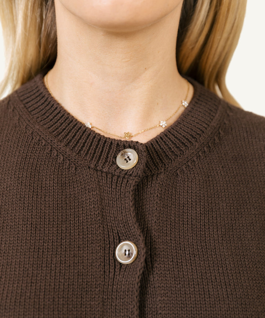 Knitted Cotton Vest Miaki Swiss Made Womenswear