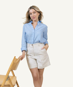 Linen Shorts Miaki Swiss Made Womenswear