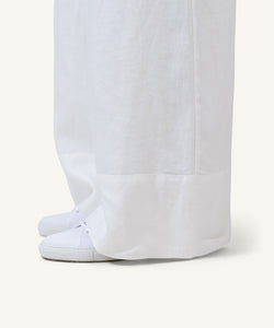 Palazzo Linen Trousers Miaki Swiss Made Womenswear