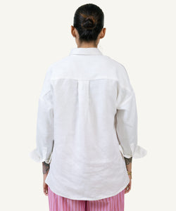 Oversized Linen Shirt Miaki Swiss Made Womenswear