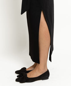 Long Sleeve Jersey Knot Dress Miaki Swiss Made Womenswear