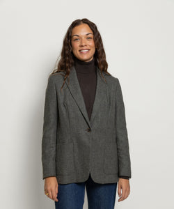 Structured Wool Blazer Miaki Swiss Made Womenswear