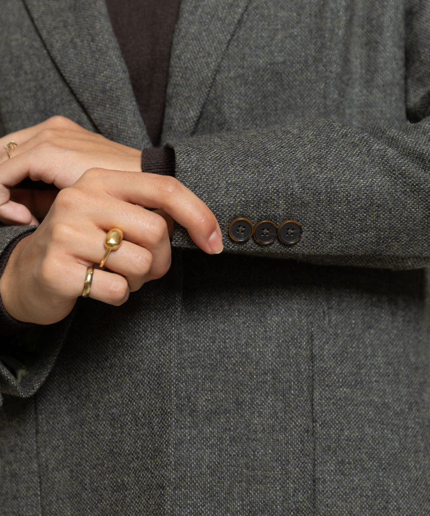 Structured Wool Blazer Miaki Swiss Made Womenswear
