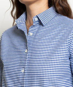 Everyday Check Shirt with Bow Miaki Swiss Made Womenswear