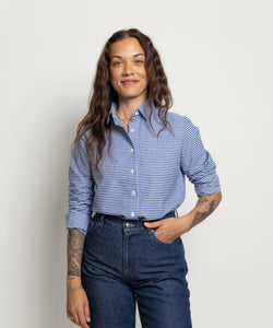 Everyday Check Shirt with Bow Miaki Swiss Made Womenswear