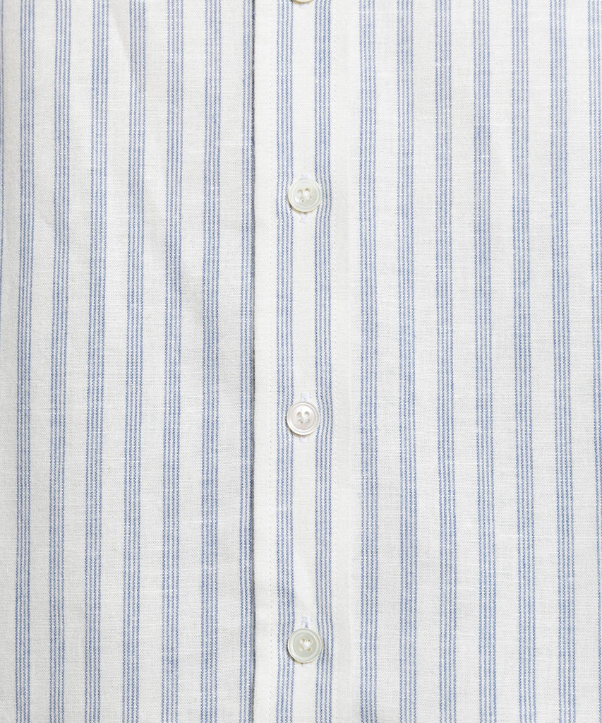 Relaxed Flannel Stripe Shirt Miaki Swiss Made Womenswear