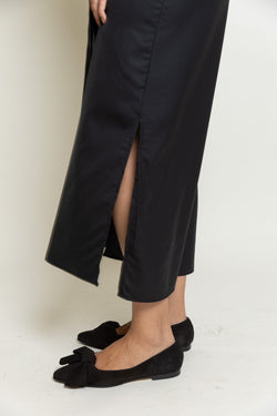 Long Wool Shirt Dress Miaki Swiss Made Womenswear