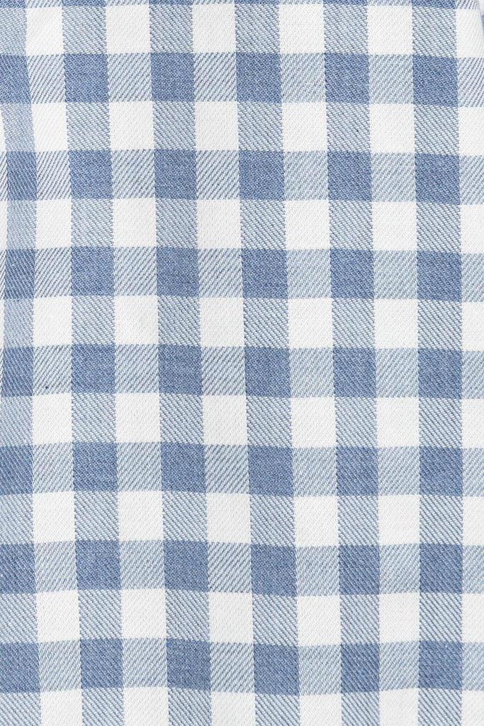 Relaxed Cotton Check Shirt Miaki Swiss Made Womenswear