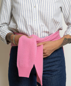 Relaxed Flannel Stripe Shirt Miaki Swiss Made Womenswear