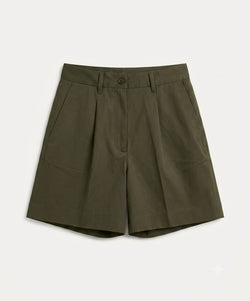 Olive / 34 Cotton Shorts Miaki Swiss Made Womenswear