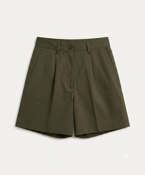 Olive / 34 Cotton Shorts Miaki Swiss Made Womenswear