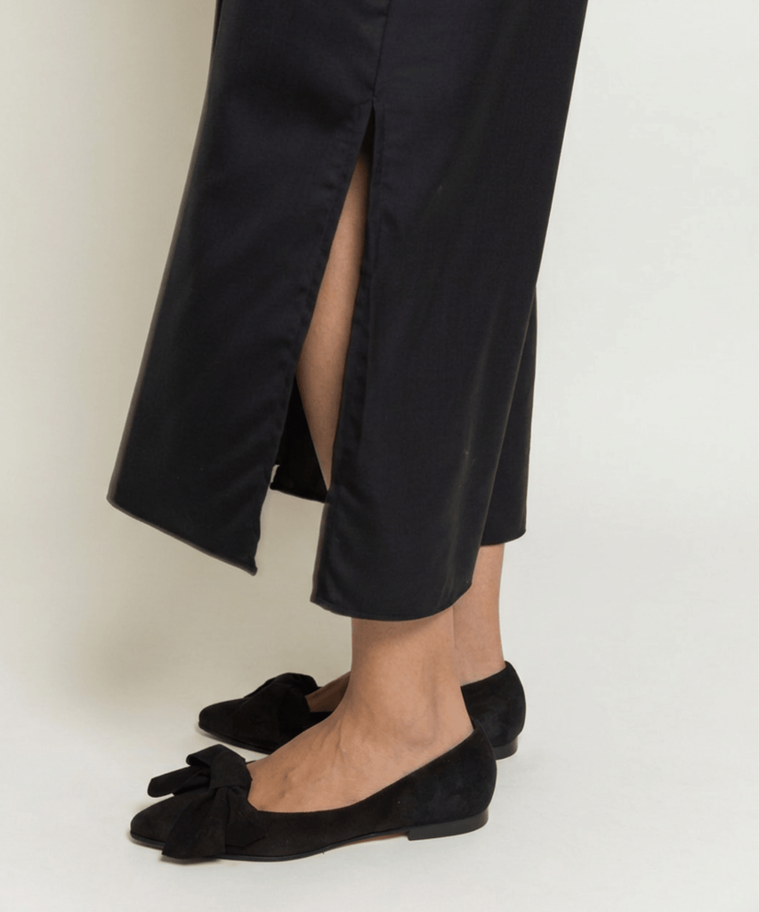 Long Wool Shirt Dress Miaki Swiss Made Womenswear