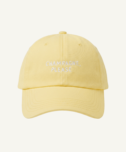 Yellow / One Size Cotton Cap Champagne Miaki Swiss Made Womenswear