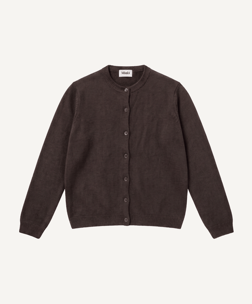 Bordeaux / XS Classic Cashmere Cardigan Miaki Swiss Made Womenswear
