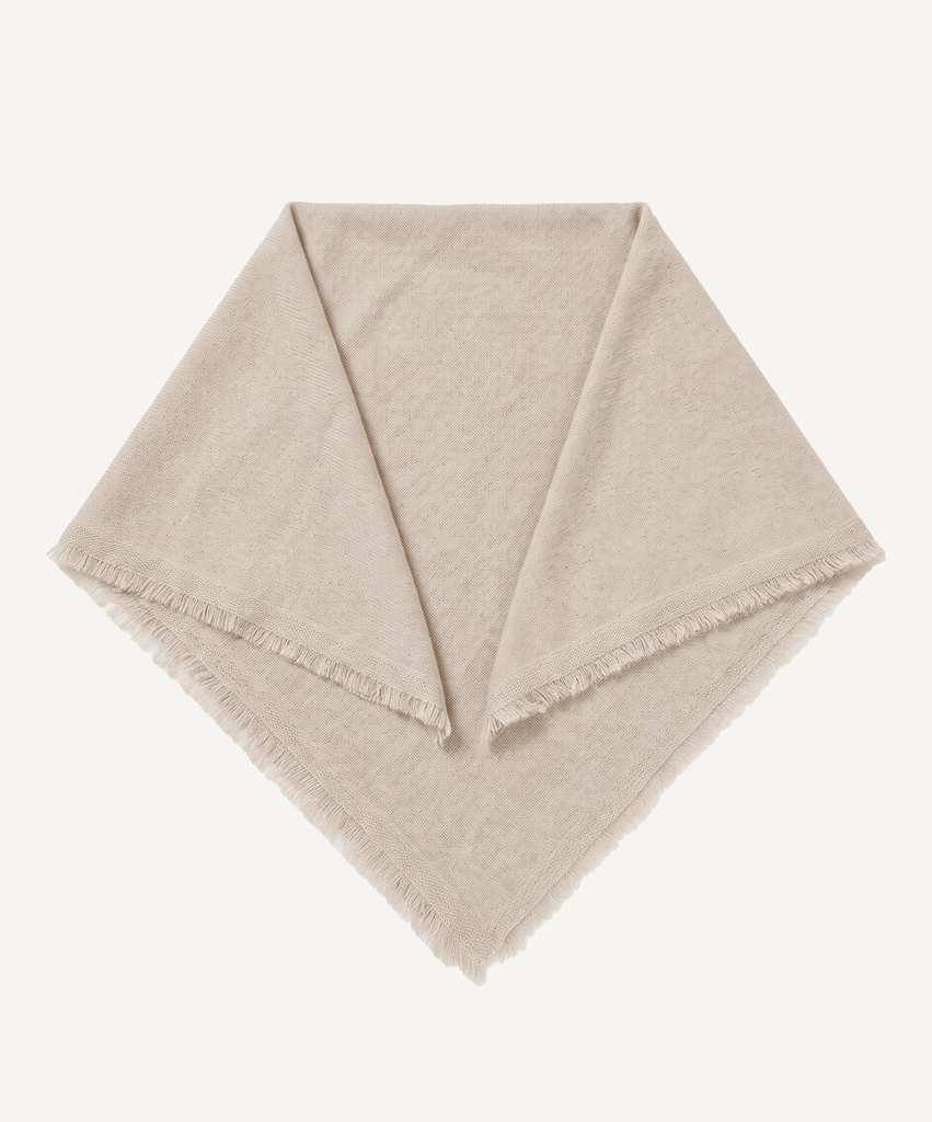 Beige / One Size Cashmere Carre Miaki Swiss Made Womenswear