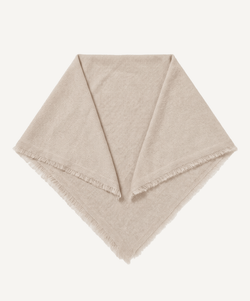 Beige / One Size Cashmere Carre Miaki Swiss Made Womenswear