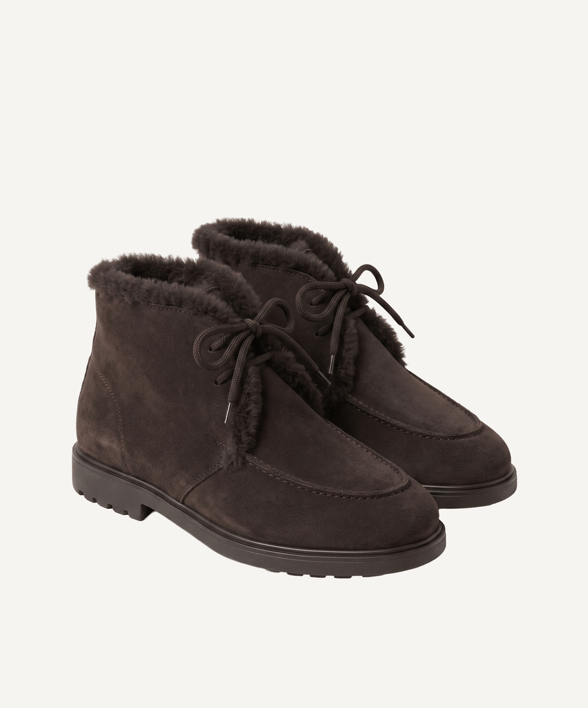 Shearling Moc Boot Miaki Swiss Made Womenswear