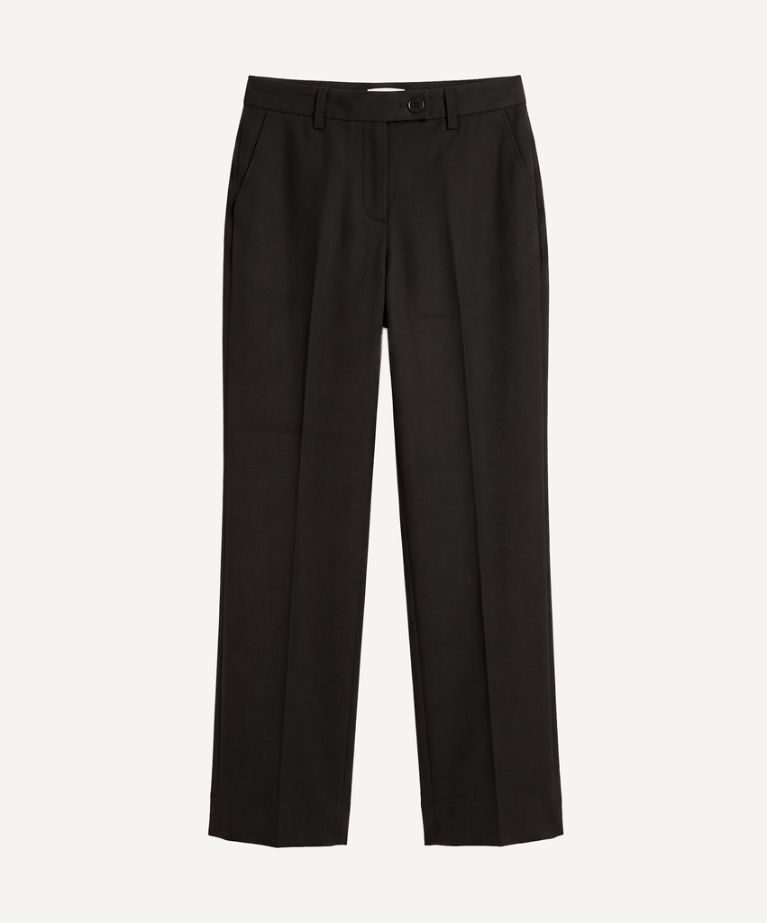 Black / 34 Heavy Twill Signature Trousers Miaki Swiss Made Womenswear