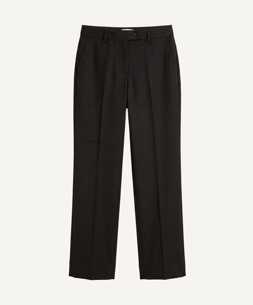 Cream / 34 Heavy Twill Signature Trousers Miaki Swiss Made Womenswear