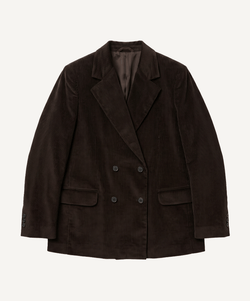Corduroy Double Breast Blazer