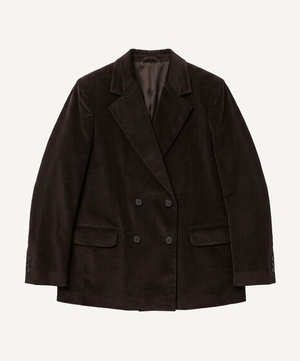 Corduroy Double Breast Blazer Miaki Swiss Made Womenswear