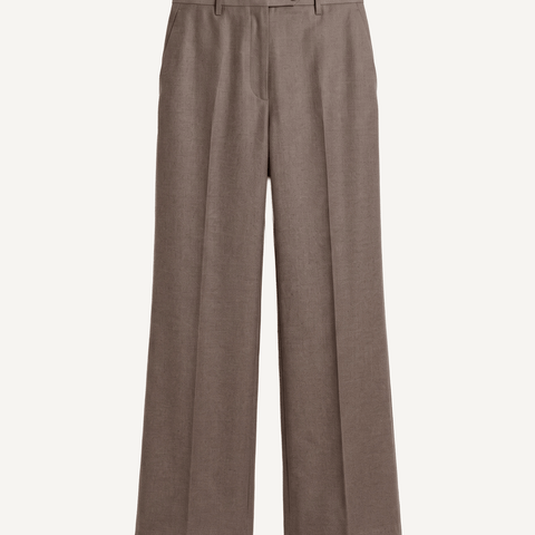 Wide Leg Flannel Trousers Miaki Swiss Made Womenswear