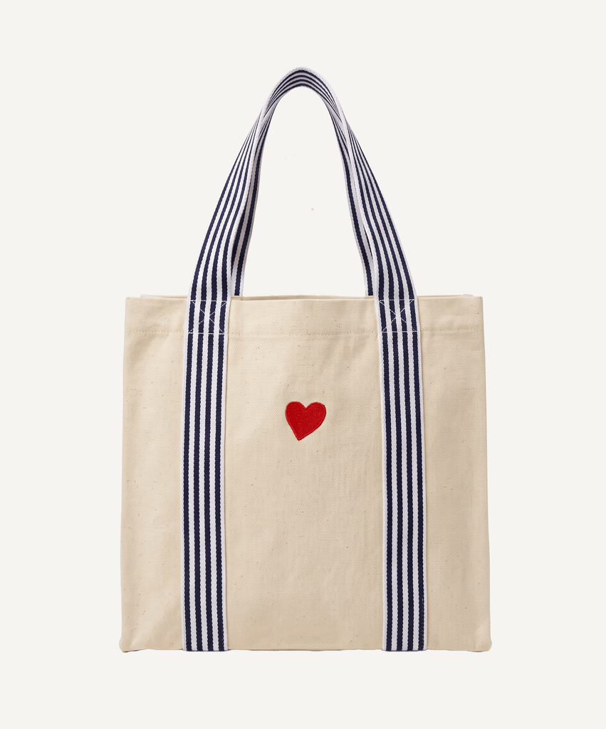 Heart Canvas Bag Miaki Swiss Made Womenswear