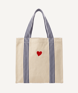 Heart Canvas Bag Miaki Swiss Made Womenswear