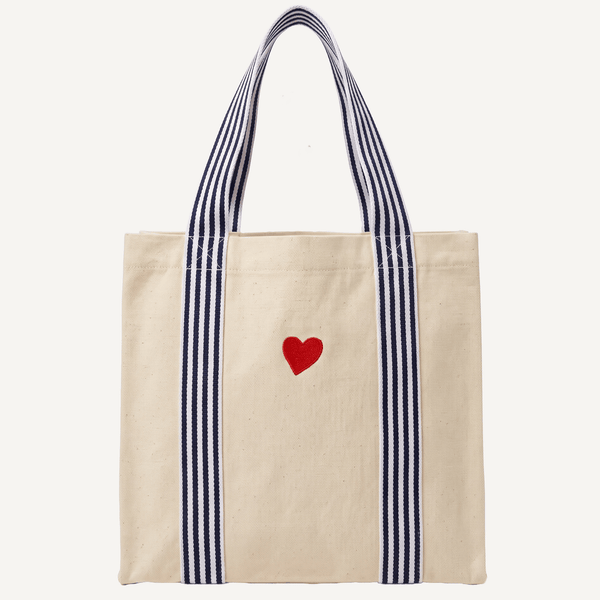 Heart Canvas Bag Miaki Swiss Made Womenswear