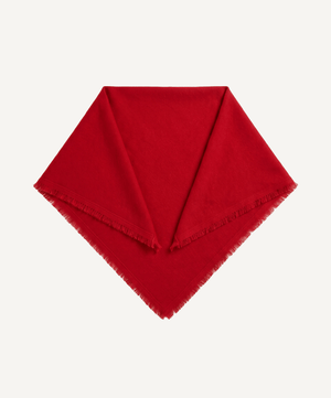 Red / One Size Cashmere Carre Miaki Swiss Made Womenswear