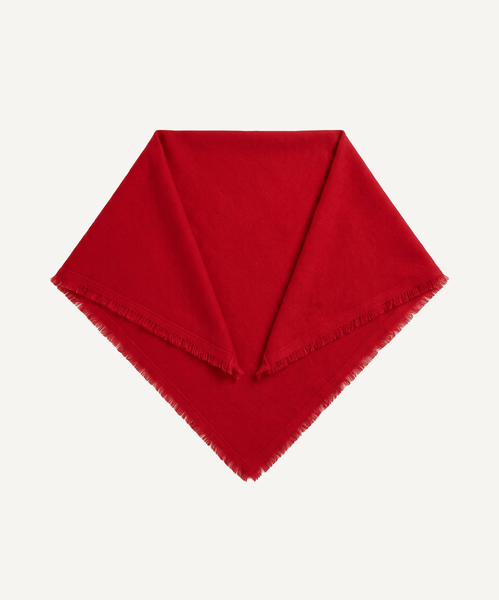 Red / One Size Cashmere Carre Miaki Swiss Made Womenswear