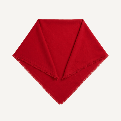 Red / One Size Cashmere Carre Miaki Swiss Made Womenswear