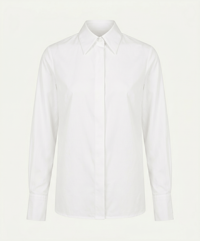 White / 34 Everyday Lightweight Shirt Miaki Swiss Made Womenswear