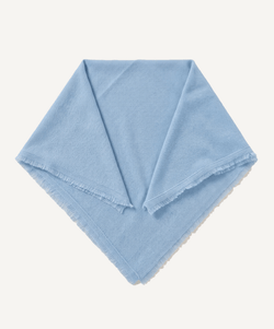 Light Blue / One Size Cashmere Carre Miaki Swiss Made Womenswear