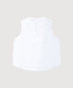 Sleeveless Linen Top