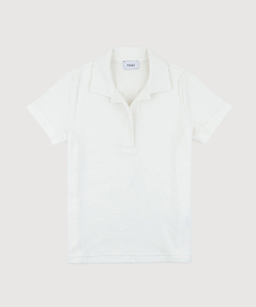 Lässiges Frottee-Poloshirt