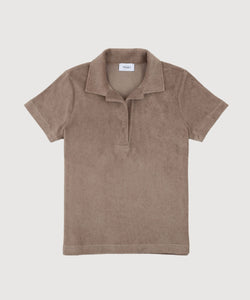Lässiges Frottee-Poloshirt