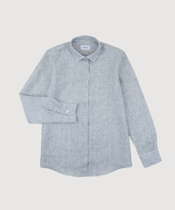 Striped Relaxed Linen Shirt