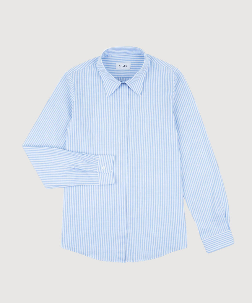 Relaxed Cotton Stripe Shirt