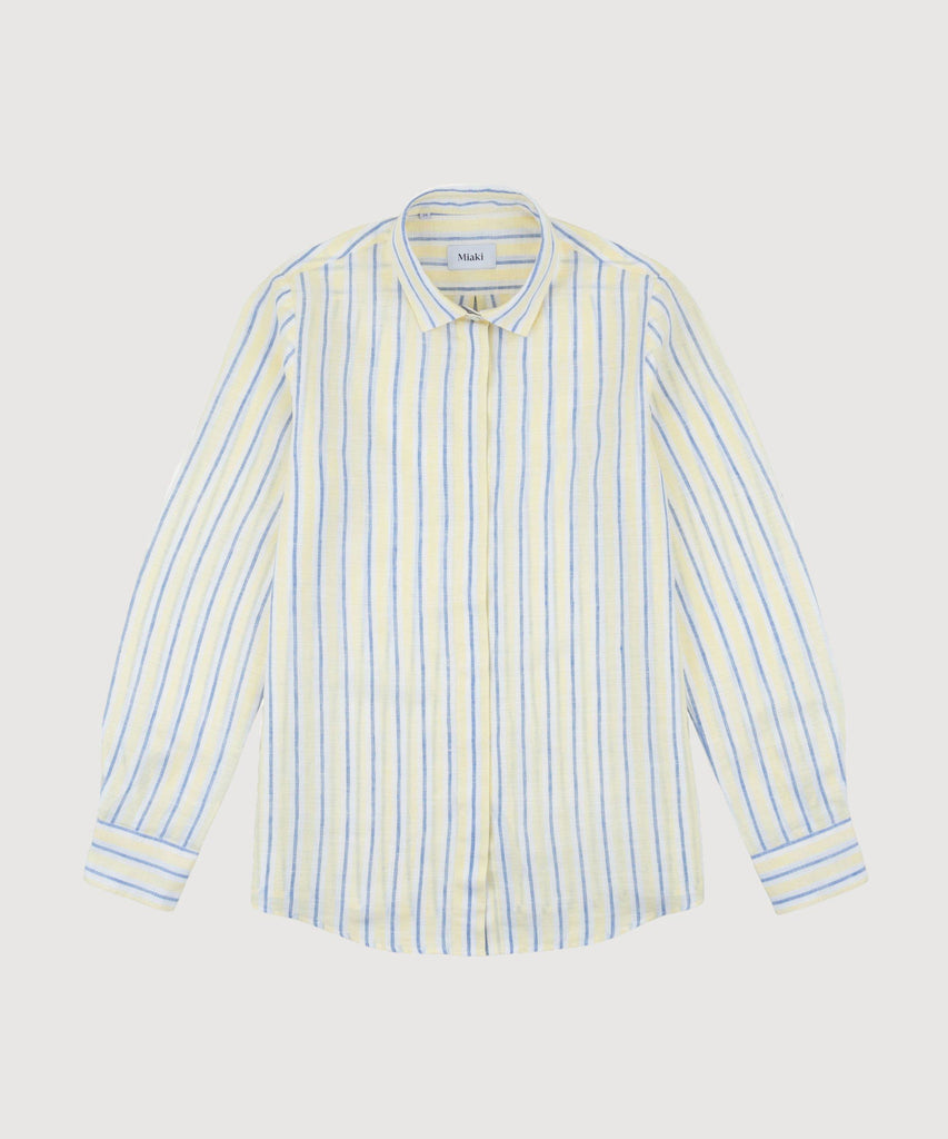 Striped Relaxed Linen Shirt