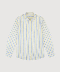 Striped Relaxed Linen Shirt