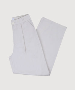 Pleated Light Cotton Trousers