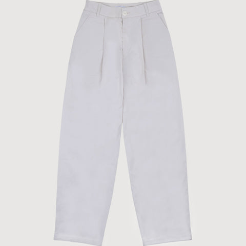 Pleated Light Cotton Trousers
