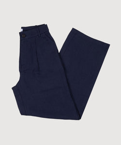 Pleated Linen Trousers