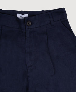 Pleated Linen Trousers